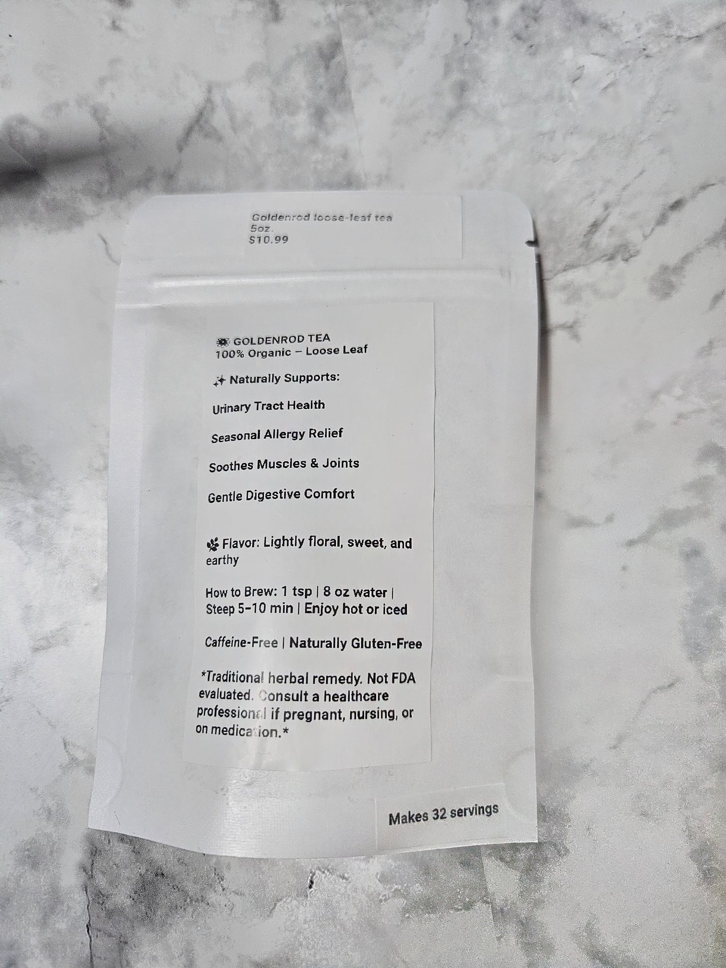 Goldenrod loose-leaf tea