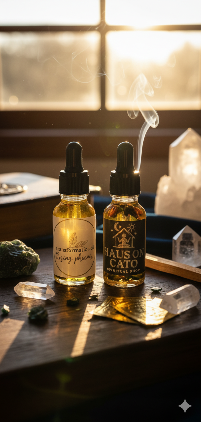 Moldavite transformation oil- Rising Phoenix