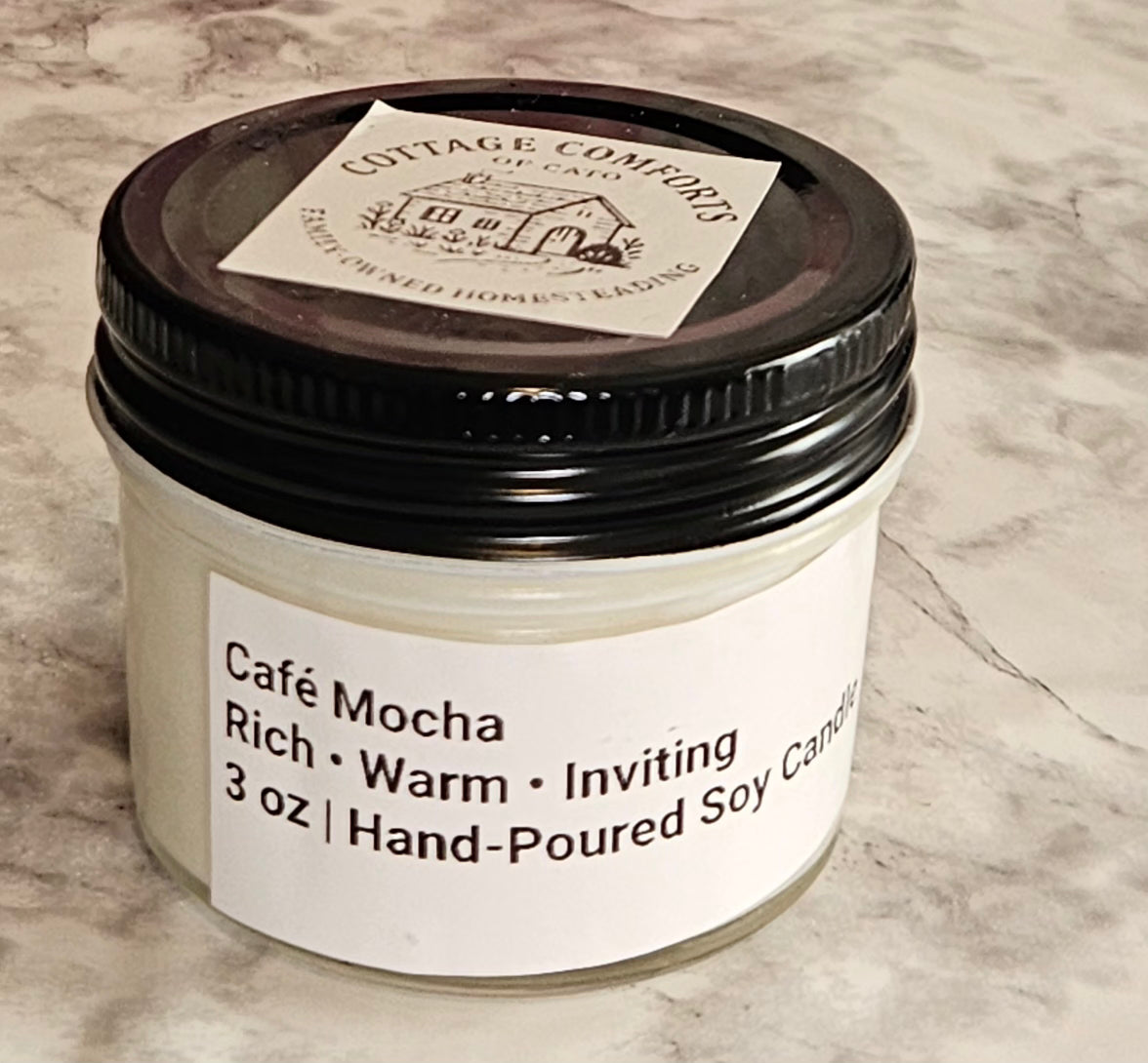 Cozy Up with Our Cafe Mocha Soy Candle
